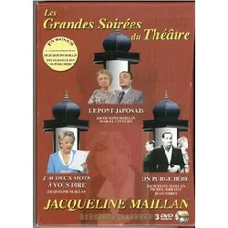 dvd les grandes soirées théâtre : spéciale jacqueline maillan