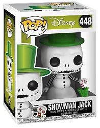 figurine funko! pop - l'étrange noël de mr jack - snowman jack / bonhomme de neige - n°448