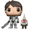 figurine funko! pop - trollhunters / chasseurs de trolls - jim with gnome - 466