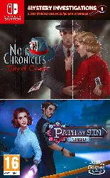jeu nintendo switch mystery investigations : path of sin greed + noir chronicles : city of crime nintendo switch