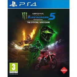 jeu ps4 monster supercross energy 5 : the official videogame
