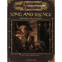 livre dungeons & dragons song and silence guidebook to bards & rogues 3.0 oop d&d 2001