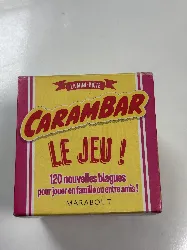 livre la mini - boîte carambar, le jeu ! - 120 nouvelles blagues pour jouer en famille ou entre amis !
