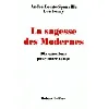 livre la sagesse des modernes - dix questions pour notre temps