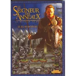 livre le seigneur des anneaux, le retour du roi : le jeu de batailles