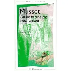livre on ne badine pas avec l'amour