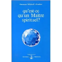 livre qu'est - ce qu'un maître spirituel ?