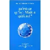 livre qu'est - ce qu'un maître spirituel ?