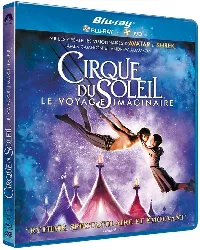 blu-ray cirque du soleil : le voyage imaginaire - combo blu - ray + dvd