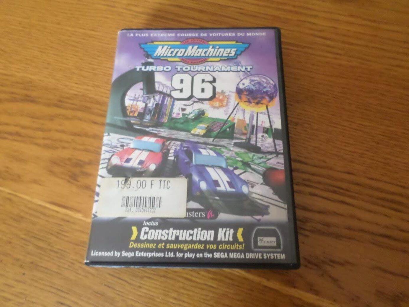 Console Nintendo Sega Micro Machines Turbo Tournament 96