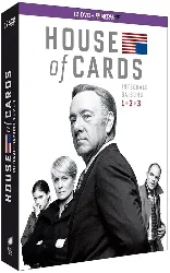 dvd house of cards - intégrale saisons 1 - 2 - 3 - coloris aléatoire