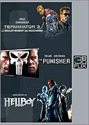 dvd terminator 3 / the punisher/ hellboy - coffret flixbox 3 dvd