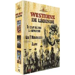dvd westerns de légende - coffret 3 dvd - pack