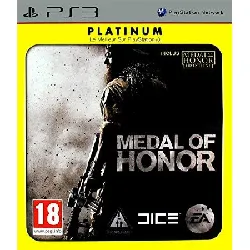 jeu ps3 medal of honor (edition platinum)
