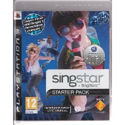 jeu ps3 singstar + singstore - starter pack