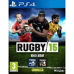 jeu ps4 rugby 15