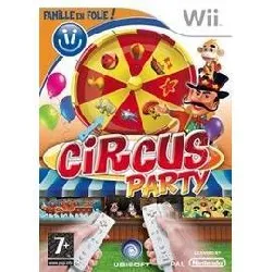 jeu wii famille en folie: circus party wii