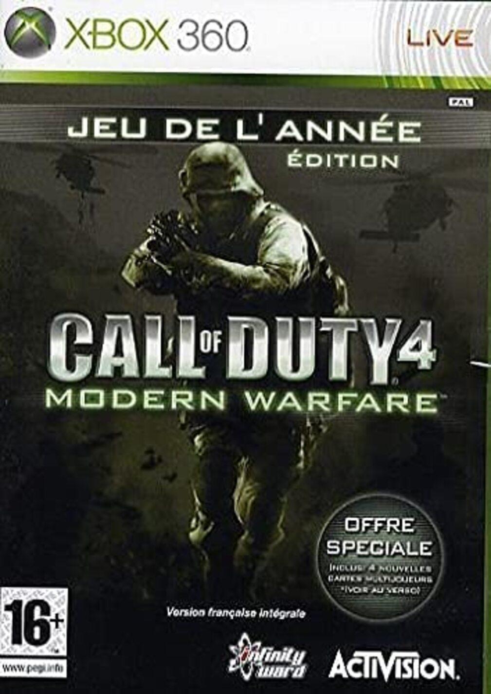 Jeu XBox 360 Call of Duty 4 - Modern Warfare - Game of the year