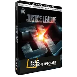 blu-ray justice league edition spéciale fnac steelbook + 4k + 3d