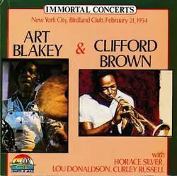 cd art blakey & clifford brown - new york city, birdland club, february 21, 1954 (1988)
