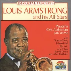cd louis armstrong and his all - stars - pasadena, civic auditorium, june 20, 1956 (1988)