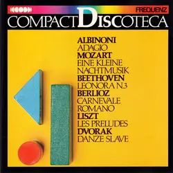 cd orchestre symphonique de radio - télé - luxembourg - albinoni - mozart - beethoven - berlioz - liszt - dvorak (1988)