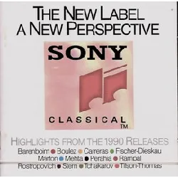 cd various - sony classical - the new label a new perspective - highlights from the 1990 releases (1990)