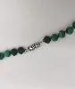 collier avec perles de malachite