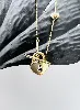 collier or pendentif cadenas coeur or 750 millième (18 ct) 2,37g