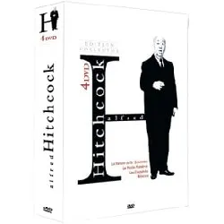 dvd alfred hitchcock - coffret 4 dvd