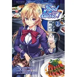 livre food wars - tome 2 : la reine de glace et l'ouragan printanier