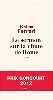 livre le sermon sur la chute de rome - prix goncourt 2012