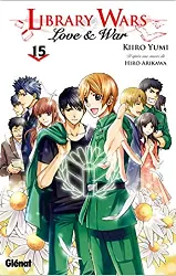 livre library wars - love and war - tome 15