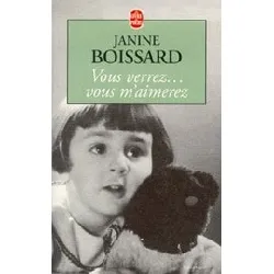livre vous verrez - vous m'aimerez