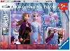 puzzle puzzles 3x49 p - le voyage commence / disney la reine des neiges 2