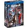blu-ray batman et harley quinn - ?dition limit?e + dvd + figurine