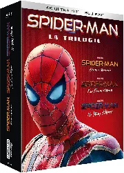 blu-ray spider - man : homecoming + far from home + no way home - 4k ultra hd + blu - ray