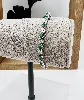 bracelet or blanc orné de 19 diamants evr 2,28ct alternés de 19 emeraudes or 750 millième (18 ct) 16,71g