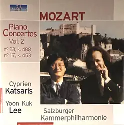 cd cyprien katsaris, salzburger kammerphilharmonie, yoon kuk lee - the complete mozart piano concertos vol. 2 - piano concertos no