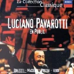 cd donizzetti / puccini / verdi - pavarotti en public