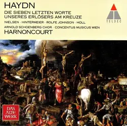 cd haydn - nielsen, hintermeier, rolfe johnson, holl, arnold schoenberg chor, concentus musicus wien, harnoncourt - die sieben let