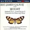 cd james galway plays mozart - andante in c concerto in g concerto for flute and harp (1988)