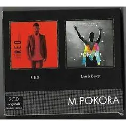 cd m pokora coffret 2 (r.e.d et live a bercy)
