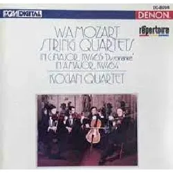 cd wolfgang amadeus mozart - string quartets kv 465 - kv 464 (1991)