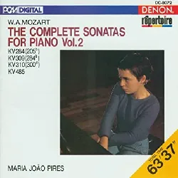 cd wolfgang amadeus mozart - the complete sonatas for piano vol. 2 (1990)