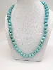 collier avec perles de turquoise