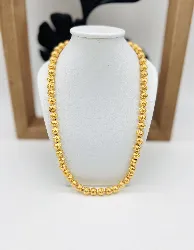 collier en or boules avec motifs or 750 millième (18 ct) 26,07g