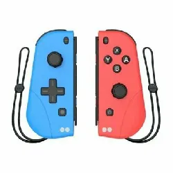 console nintendo two dots manette type joy - con pour nintendo switch, bleu/rouge