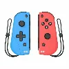 console nintendo two dots manette type joy - con pour nintendo switch, bleu/rouge