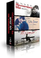 dvd remember me + un jour + p.s. : i love you - coffret dvd